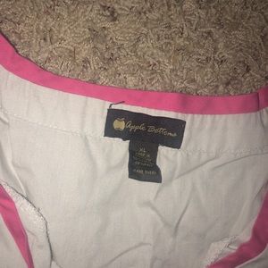 Apple bottoms scrub top